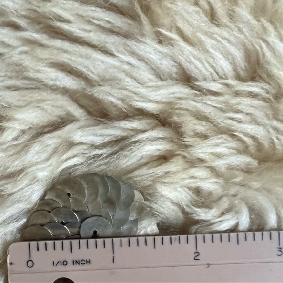 Gold Sequin Shoe Clip or Clip on Earrings - Picture 5 of 5